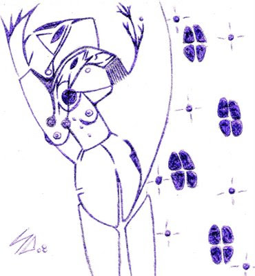 Ilustración de Walking in Manhattan