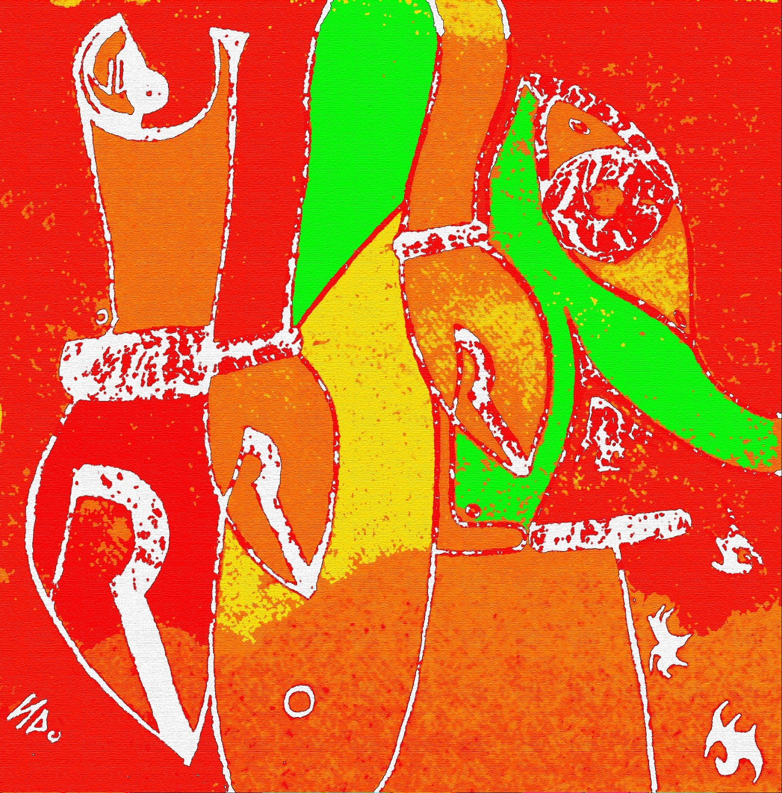 Ilustración de Estilo Grafia