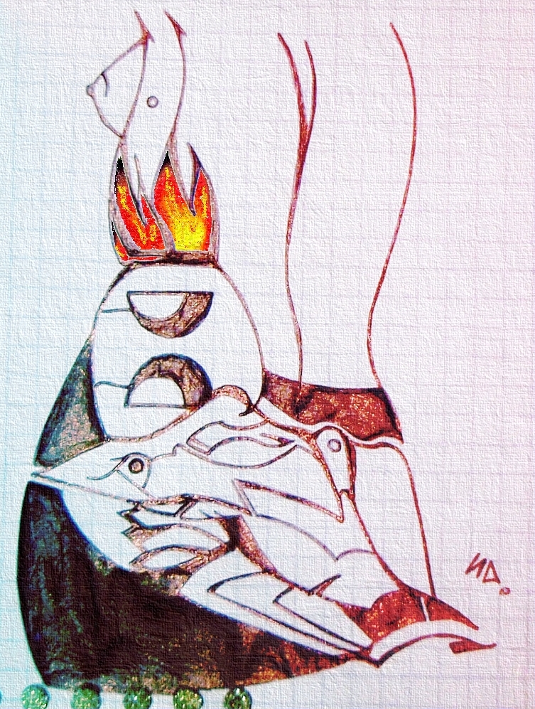 Ilustración de Feeling hot
