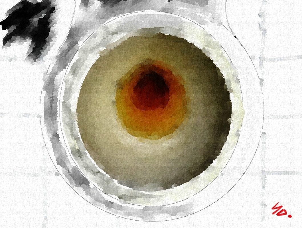 Ilustración de Looking into oblivion