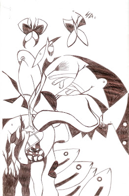 Ilustración de Quién carajo cuida las mariposas - Who the F... is watching the butterflies