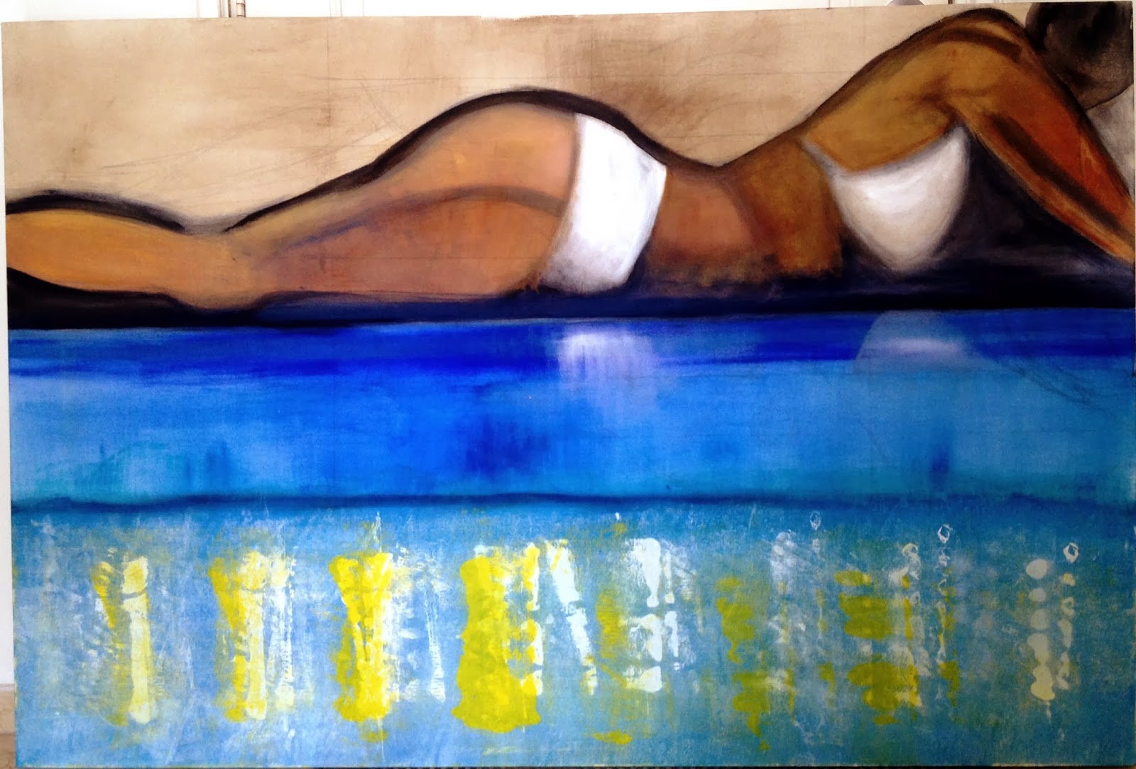 Ilustración de Nunca digas de esta agua no he de beber, podrías terminar bañado en ella.