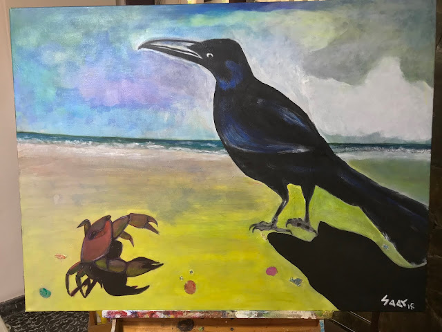 Ilustración de Llegó el pájaro y se jodió la cangreja